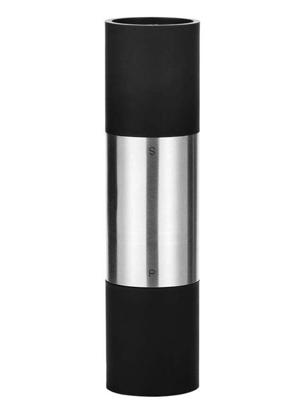 Μύλος Αλάτι / Πιπέρι Inox / Μαύρος Με Κεραμικό Μηχανισμό Sino