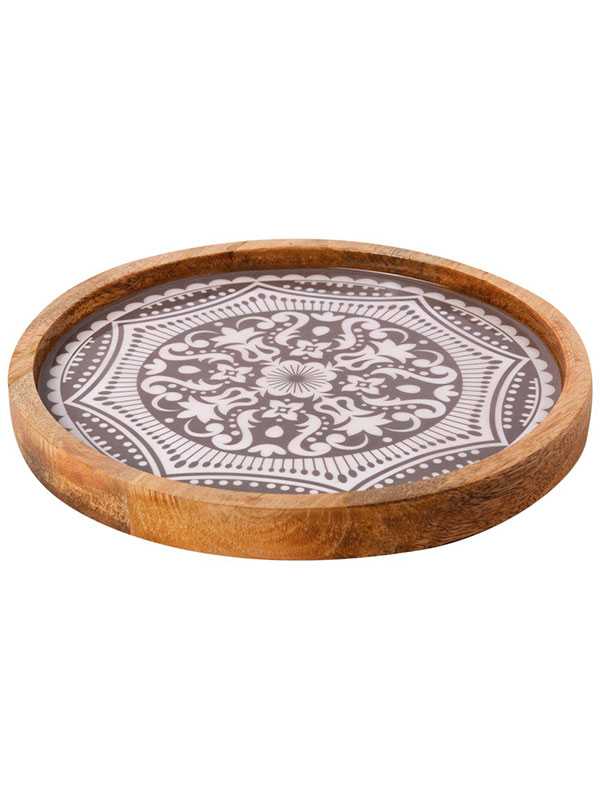 Πιάτο Ξύλινο Morocco Ø25 Χ 2.5cm - Image 2