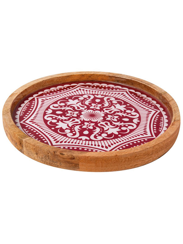 Πιάτο Ξύλινο Morocco Ø25 Χ 2.5cm