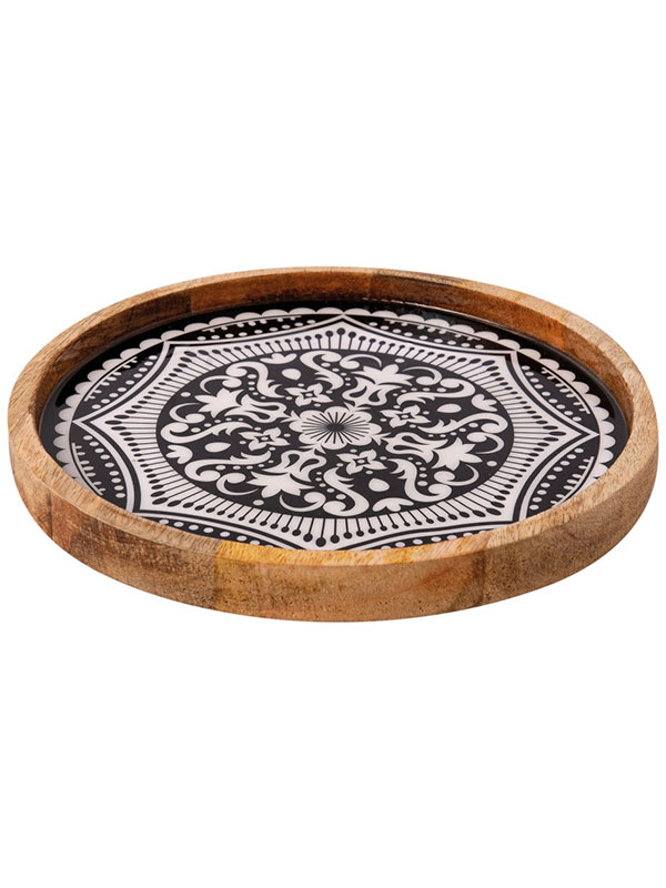 Πιάτο Ξύλινο Morocco Ø25 Χ 2.5cm - Image 3