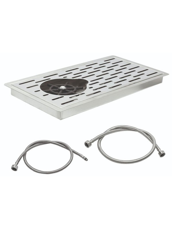 Rinser Χωνευτό Inox Με Σχάρα 42,5 x 23 x 3cm