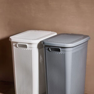 Καλάθι Απλύτων Πλεκτό Slim 29×41×51,5 hcm