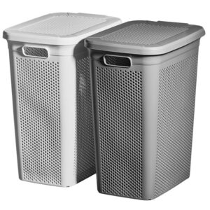 Καλάθι Απλύτων Πλεκτό Slim 29×41×51,5hcm