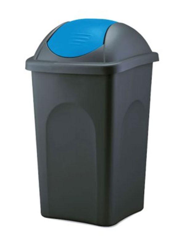 Κάδος Απορριμμάτων Πλαστικός Με Αιωρούμενο Καπάκι