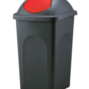 Κάδος Απορριμμάτων Πλαστικός Με Αιωρούμενο Καπάκι