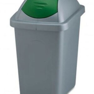 Κάδος Απορριμμάτων Πλαστικός Με Αιωρούμενο Καπάκι