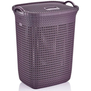 Καλάθι Απλύτων Πλεκτό (45×35×58 hcm)