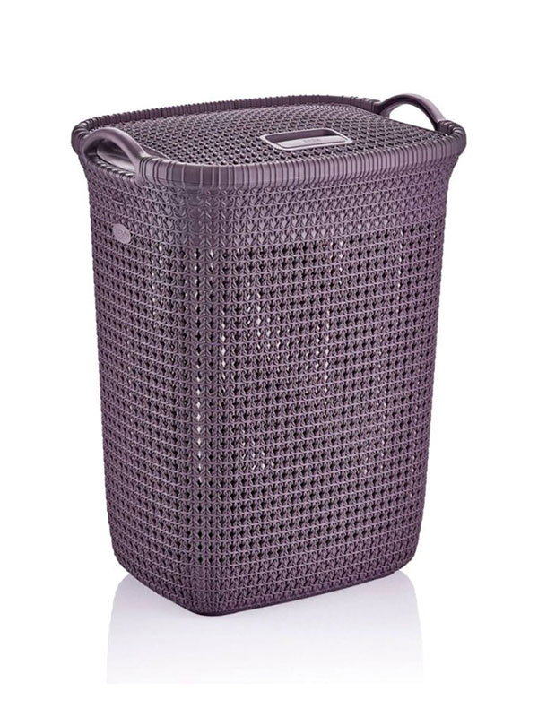 Καλάθι Απλύτων Πλεκτό (45×35×58 hcm)