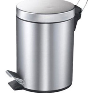Κάδος Πεντάλ Απορριμμάτων Inox Ματ Στρογγυλός Soft Close