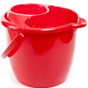 Κουβάς Πλαστικός Στρογγυλός με Στίφτη 12Lt