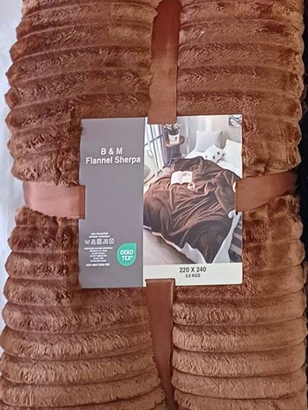 Κουβέρτα Flannel Προβατάκι 220 x 240cm Κουβέρτα Flannel Προβατάκι 220 x 240cm