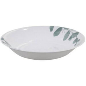 πιάτο βαθύ green leaf aria eaton 22cm πράσινο