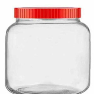 Βάζο Γυάλινο Με Βιδωτό Καπάκι Depo 1.6Lt