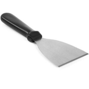 Σπάτουλα Ξύστρα Ίσια Inox 12x10cm Με Λαβή PP
