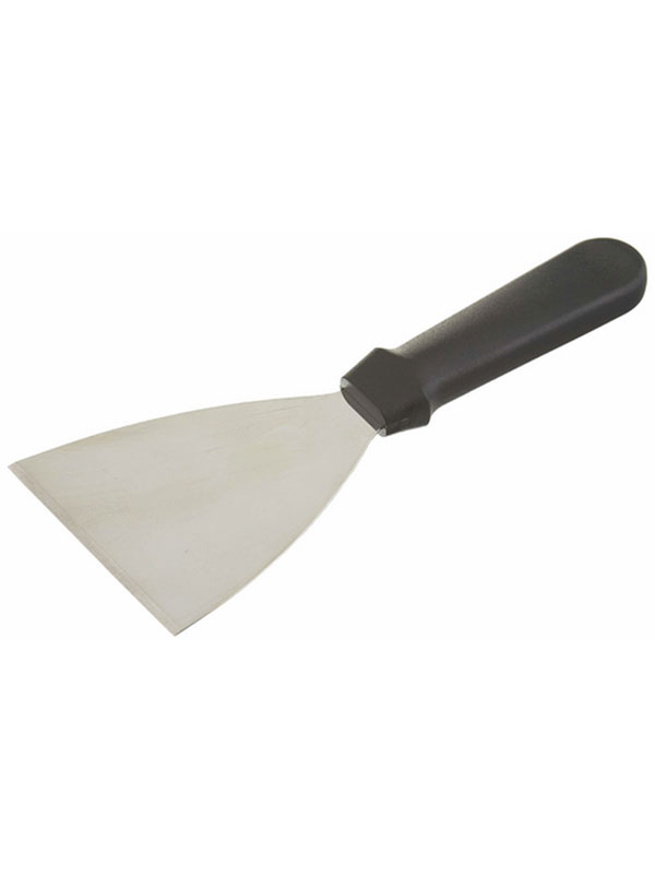 Σπάτουλα Ίσια 12.5x11.5cm Με Μαύρη Πλαστική Λαβή