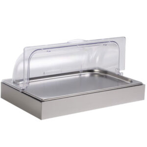 Ψυχόμενη Βιτρίνα GN 1/1 Με Inox Βάση & Παγοκύστες