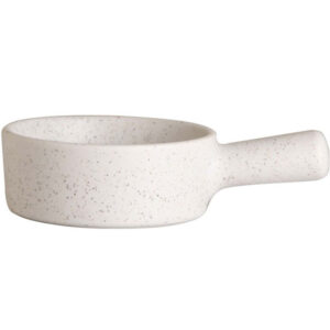 Μπολ "White Dune" Με Χερούλι Πορσελάνης Prestige 12 cm