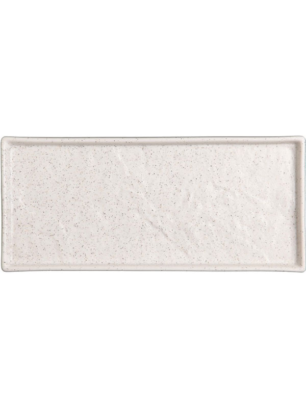 Πιατέλα "White Dune" Ορθογώνια Πορσελάνης Prestige - Image 2