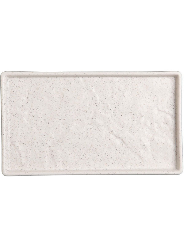 Πιατέλα "White Dune" Ορθογώνια Πορσελάνης Prestige
