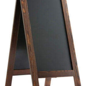 Πίνακας Υγρής Κιμωλίας Διπλής Όψης 68x120cm Ξύλινος