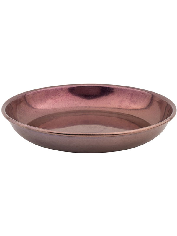 Πιάτο Κουπ Βαθύ Inox Copper Matt Με Γυριστό Χείλος 24cm