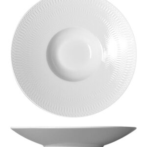 Πιάτο πάστας Elegance Prestige Ø27cm από λευκή πορσελάνη για επαγγελματικό σερβίρισμα ζυμαρικών και gourmet πιάτων