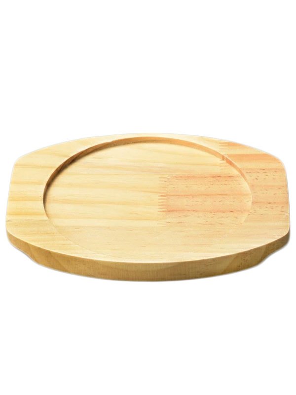 Ξύλινη Βάση Σερβιρίσματος 22x15cm Για Τηγάνι Ø16cm